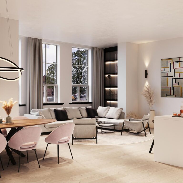 Residence van Doesburg woonkamer en keuken